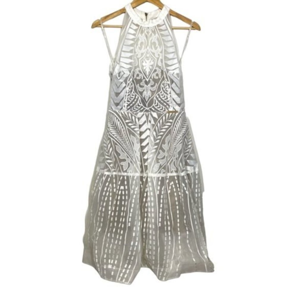 Bronx and Banco White Dress Women Size Medium - Picture 2 of 13